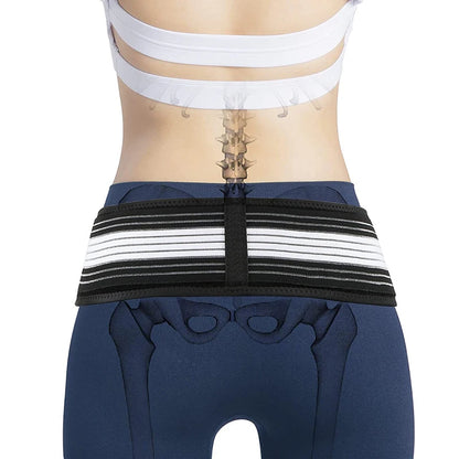 Sacroiliac SI Joint Hip Belt Lower Back Support-Hip Braces for Hip Pain Pelvic Support Belt Sciatica Pelvis Lumbar Pain Relief