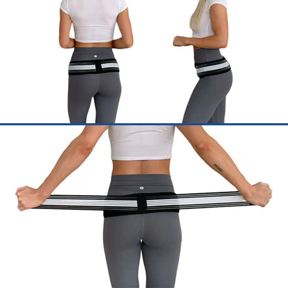 Sacroiliac SI Joint Hip Belt Lower Back Support-Hip Braces for Hip Pain Pelvic Support Belt Sciatica Pelvis Lumbar Pain Relief